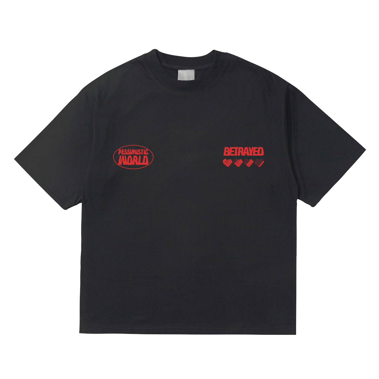 Camiseta Oversize Pessimistic World