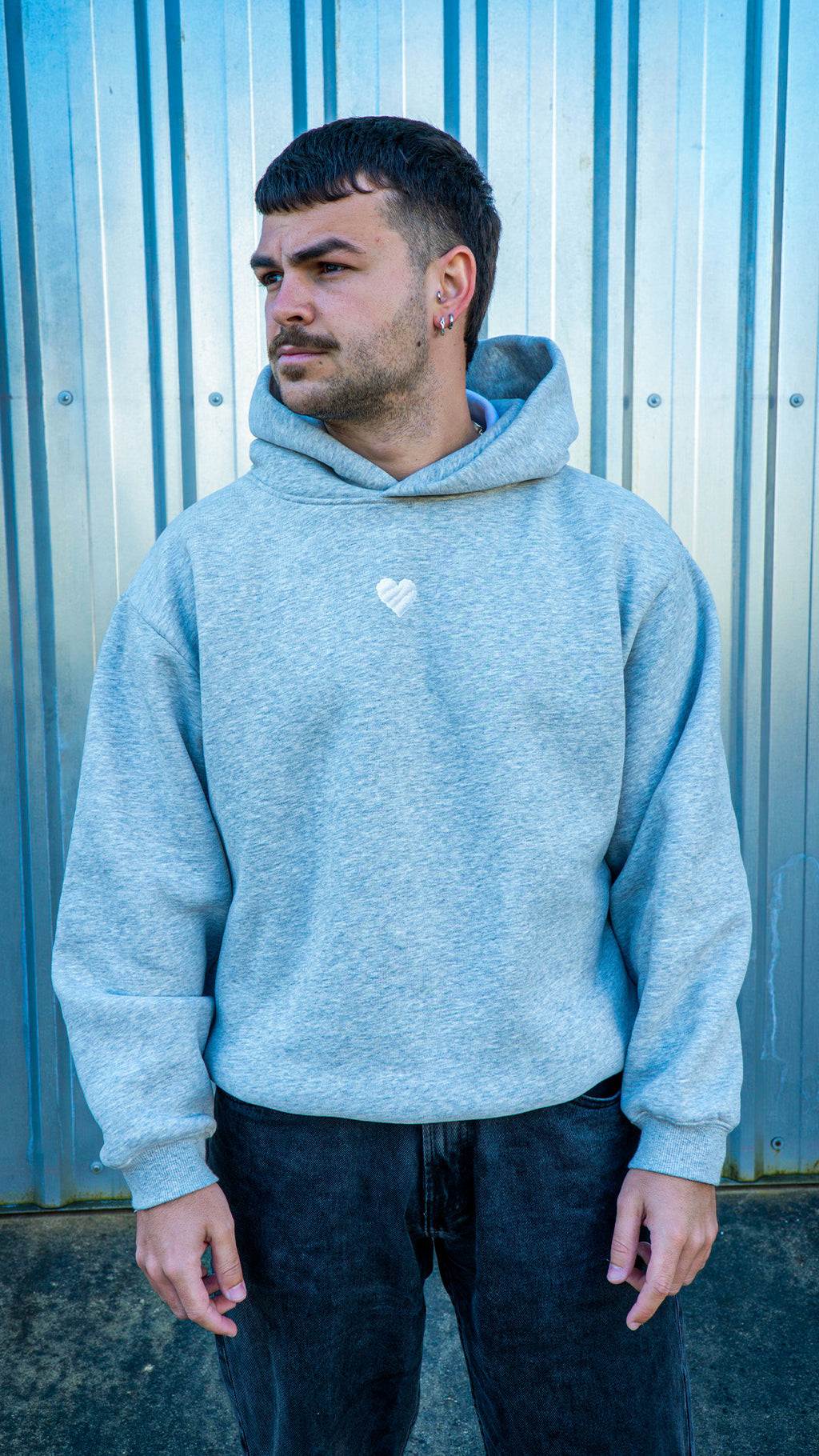 Sudadera Balloon Gris Claro