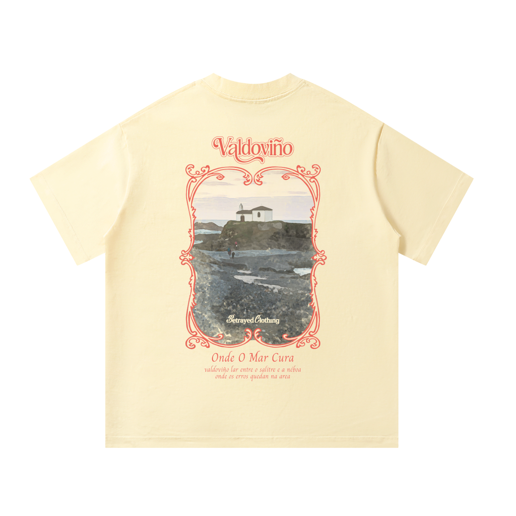 Camiseta Valdoviño Blanca/Amarilla
